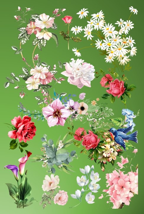 Watercolor Flowers Notepad