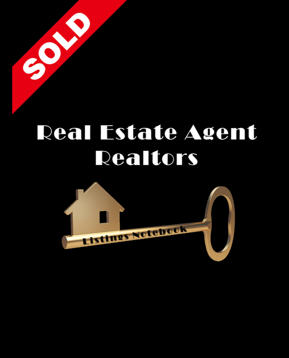 Real Estate Agent Realtors Listings Notebook